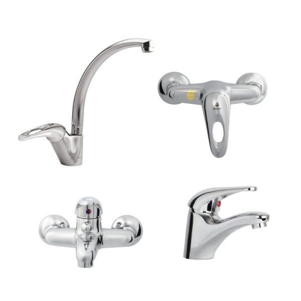 Z001401 Kish4 Pcs. Set Chrome
