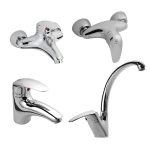 Z002201 Karkheh4 Pcs. Set Chrome