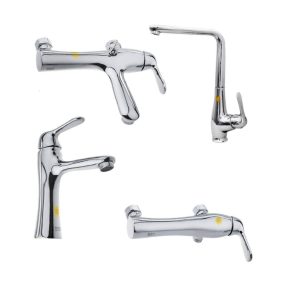 Z008601 Mahan 4pcs Set Chrome