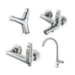 Z009701 Mahoorsingle Set Chromewhite