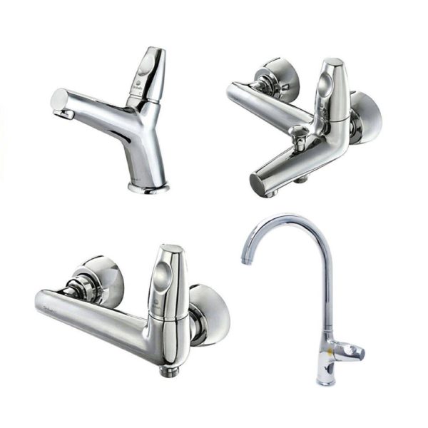 Z009701 Mahoorsingle Set Chromewhite