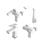 Z012902 Sepidan4 Pcs. Set Chromewhite