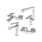 Z014701 Anahid4 Pcs. Set Chromewhite